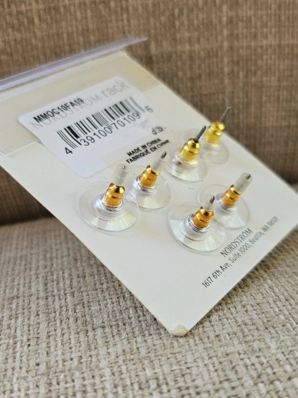 Melrose And Market Earrings Stud Fashion Ear Jewelry Set of 3 Earrings NWT - Picture 7 of 11